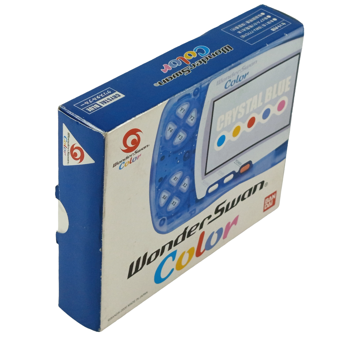 Bandai WonderSwan Color "Crystal Blue" (EMPTY BOX W/Paperwork)