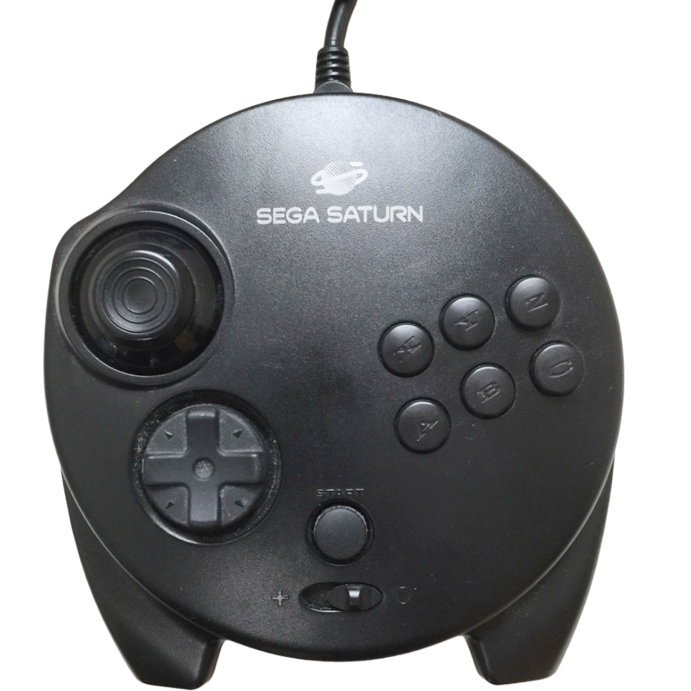 Sega SATURN Analog Controller BLACK (MK-80117, US Ver)