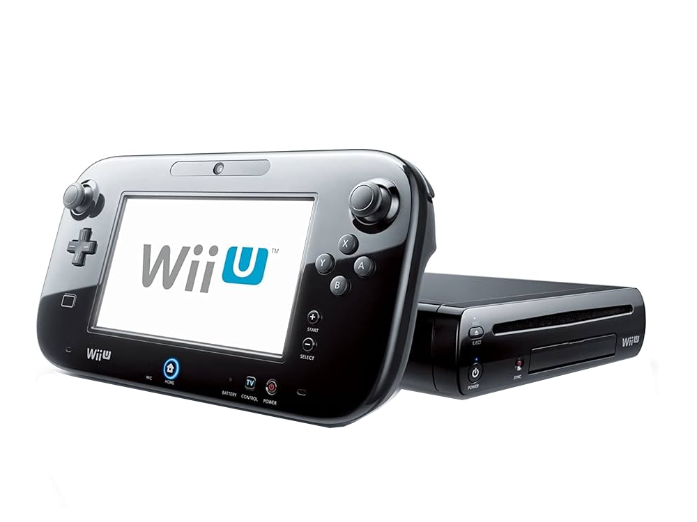 Nintendo WII U System + Gamepad (Black, JPN Ver)