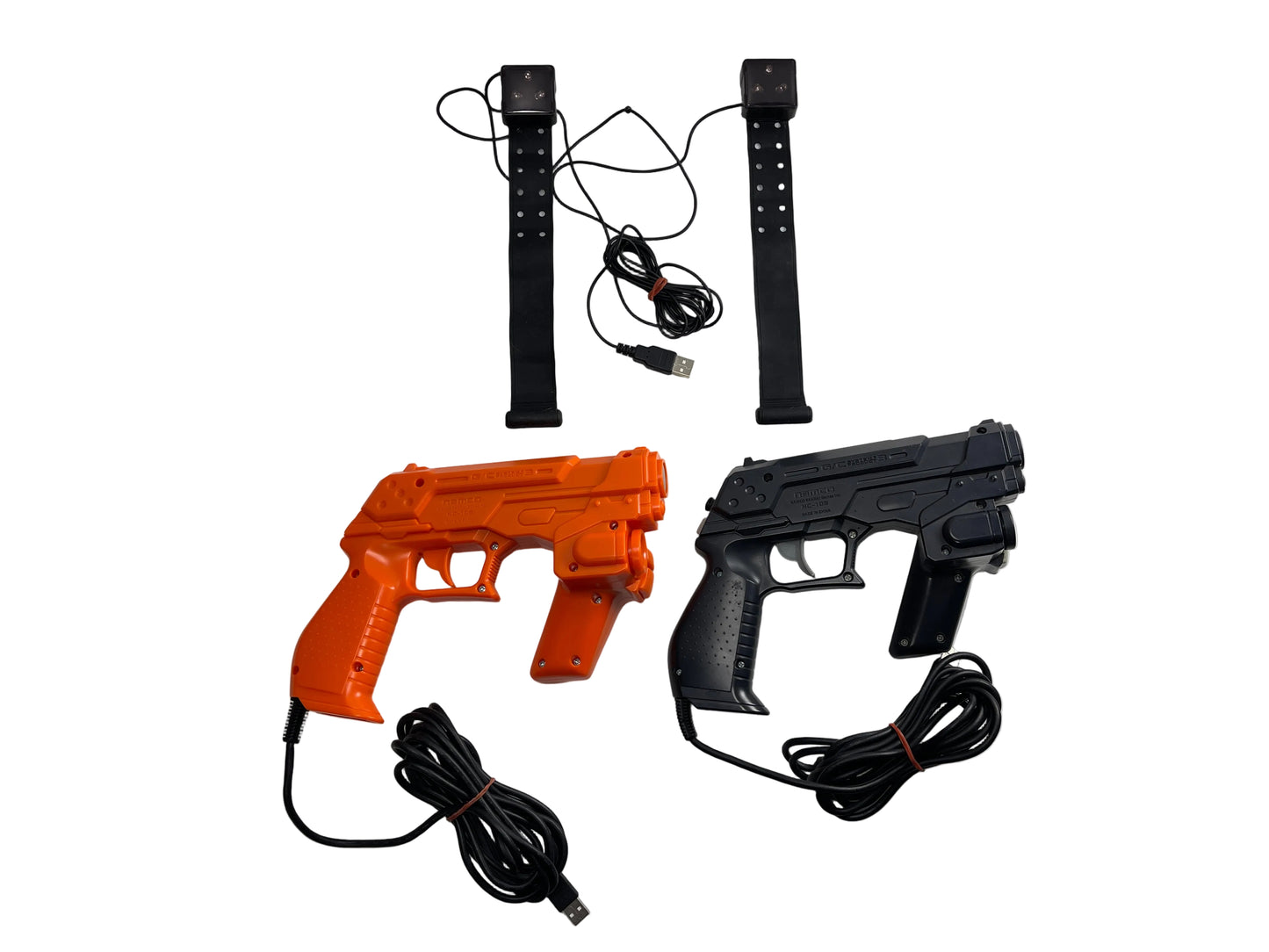 PS3 Guncon 3 Sensor + Guncon 3 light gun x 2