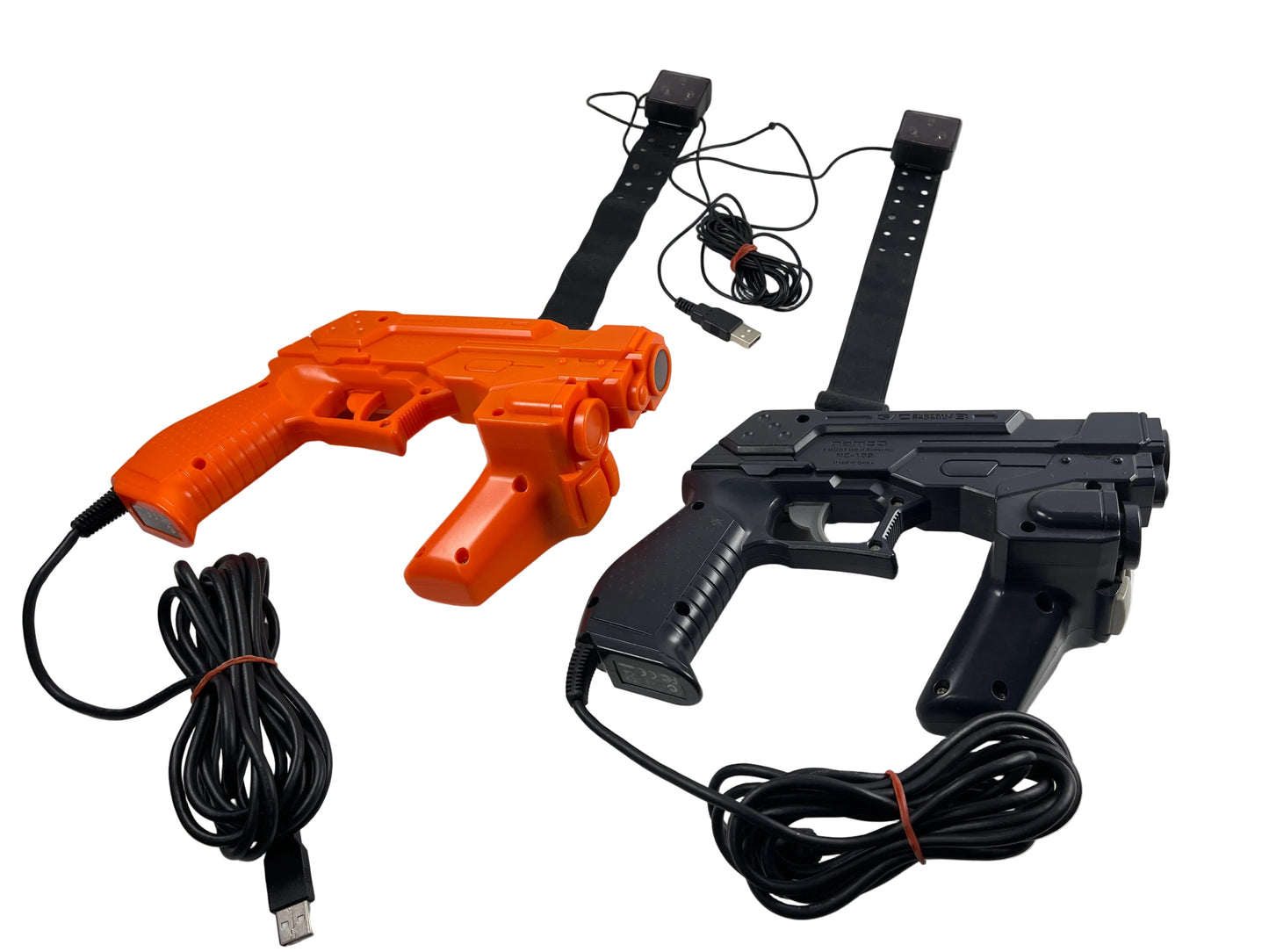 PS3 Guncon 3 Sensor + Guncon 3 light gun x 2