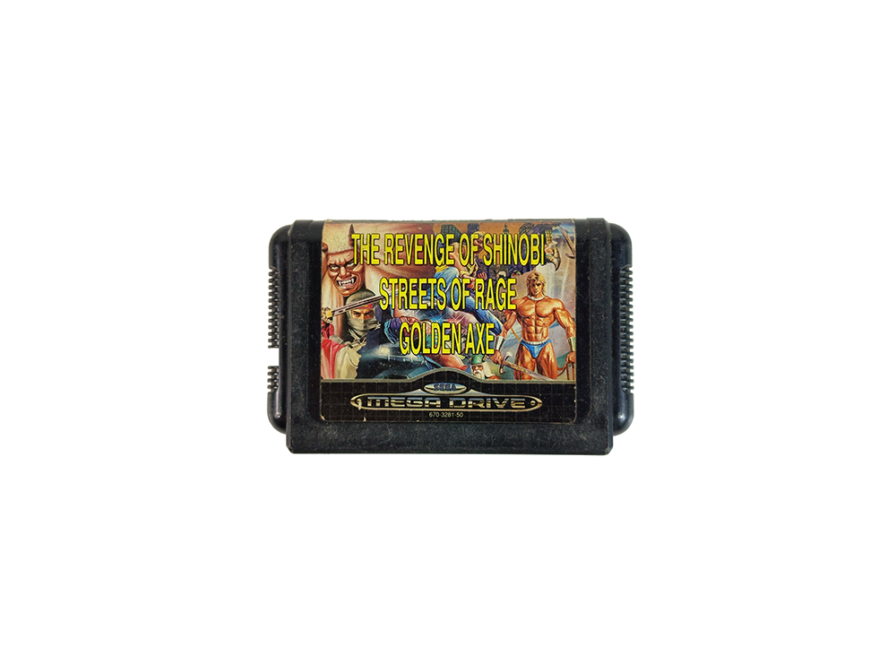 MD Mega Games 2 (3 in 1) (JPN VER, Loose Cartridge)