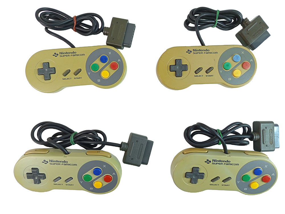 LOTS of 6 Nintendo Super Famicom Controllers (SHVC-005)