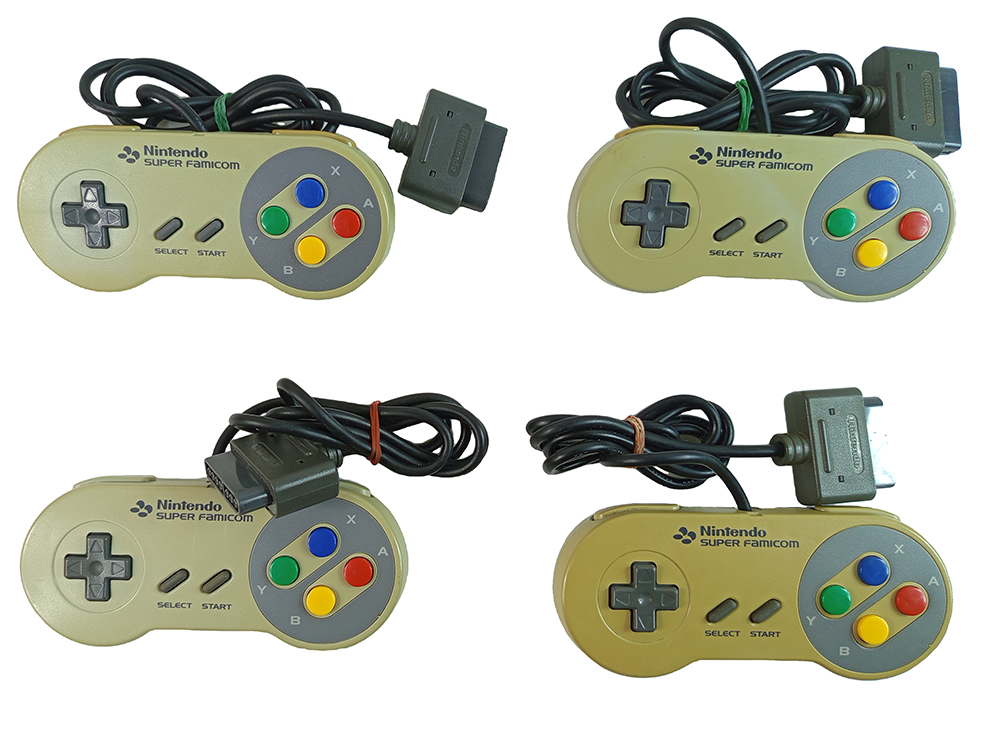 LOTS of 6 Nintendo Super Famicom Controllers (SHVC-005)