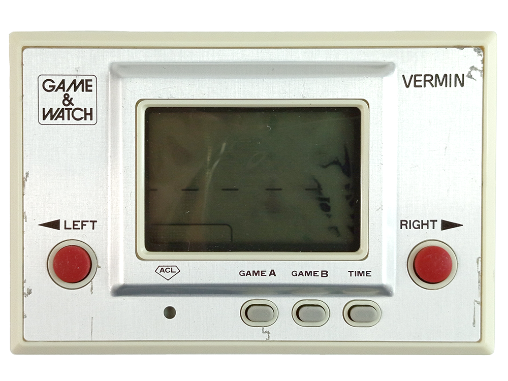 1980 Nintendo Game and Watch VERMIN MT-03 (Original Released)