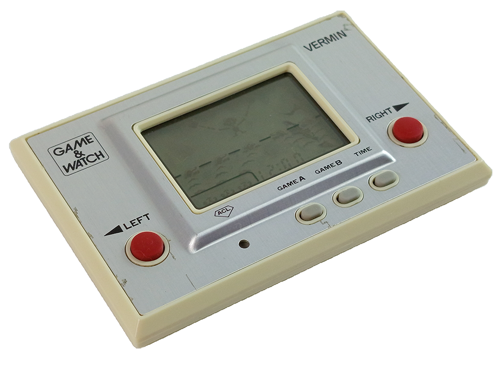 1980 Nintendo Game and Watch VERMIN MT-03 (Original Released)