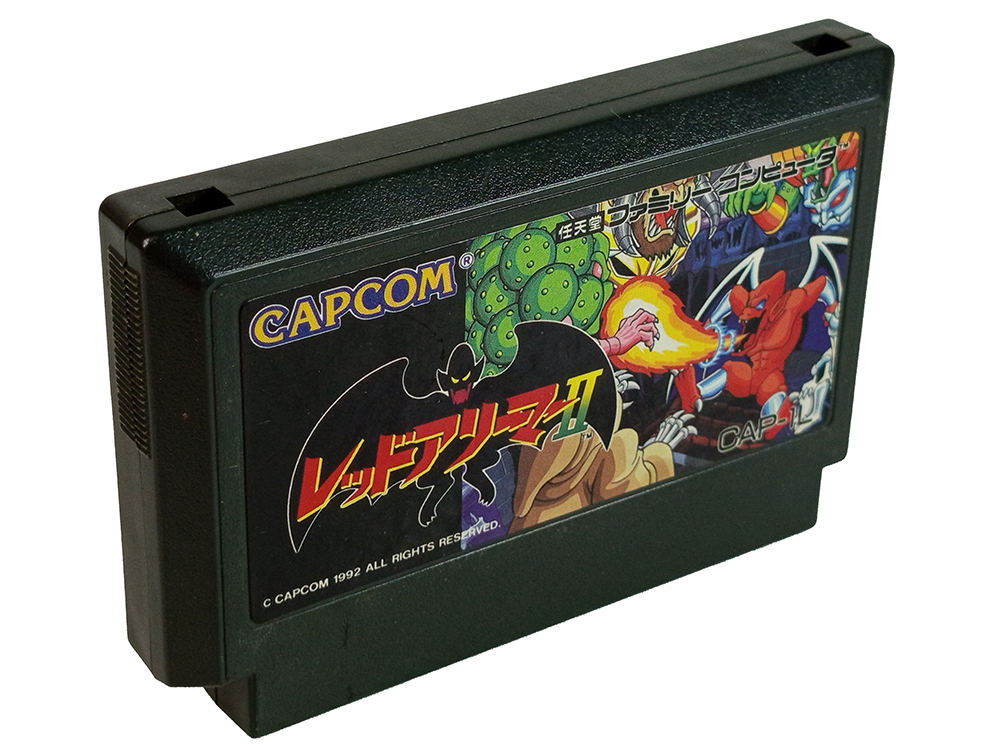 FC RED ARREMER II/ Gargoyle's Quest 2 (JPN Ver, Loose Cartridge)