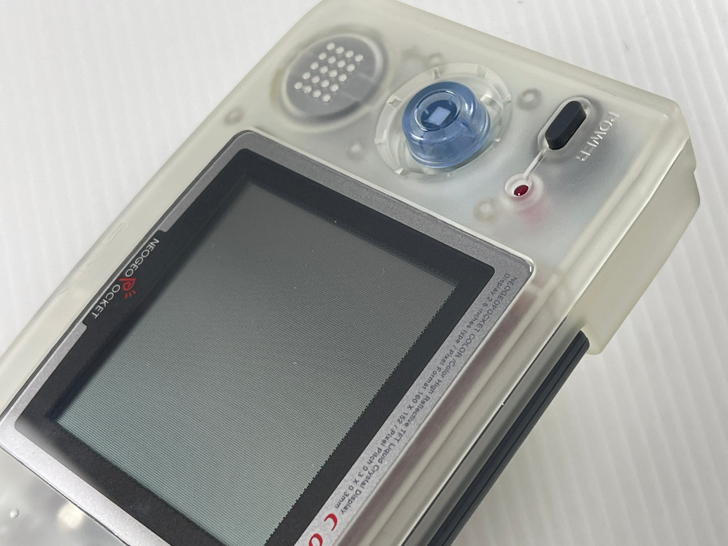 1999 SNK Neo Geo Pocket Color Handheld System (Clear)