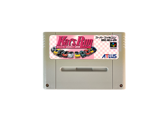 SFC Kat's Run: Zen Nihon K Car Senshuken (JPN Ver, Loose Cartridge)