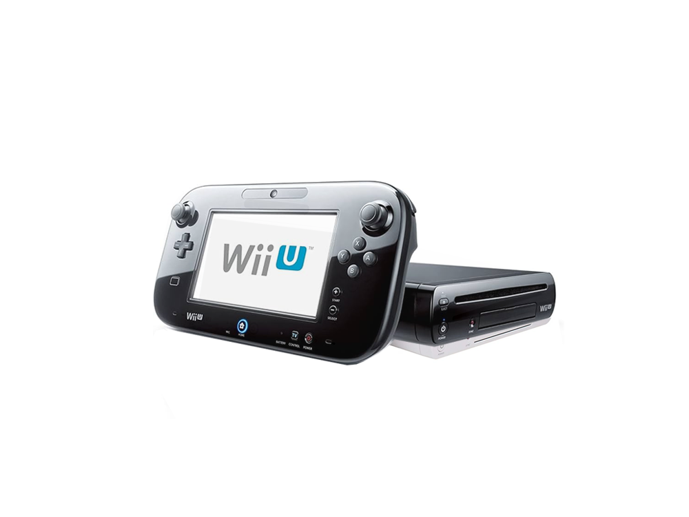 Nintendo WII U System + Gamepad (Black, JPN Ver)