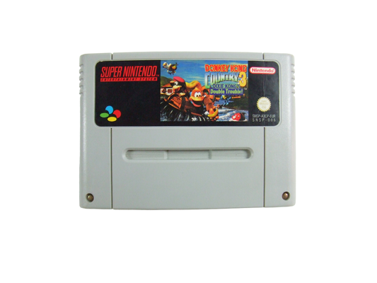 SNES DONKEY KONG COUNTRY 3 Dixie Kong's Double Trouble! (EUR Ver, Loose Cartridge)