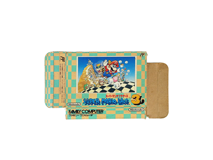 FC 1988 NINTENDO SUPER MARIO BROS. 3 BOX (Empty Box)