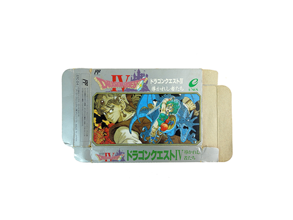 FC 1990 ENIX DRAGON QUEST IV BOX (Empty Box)