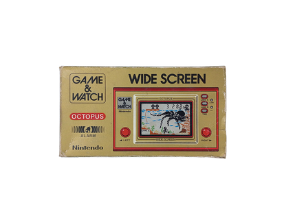 GW Nintendo Game & Watch OCTOPUS Box (OC-22) EMPTY BOX