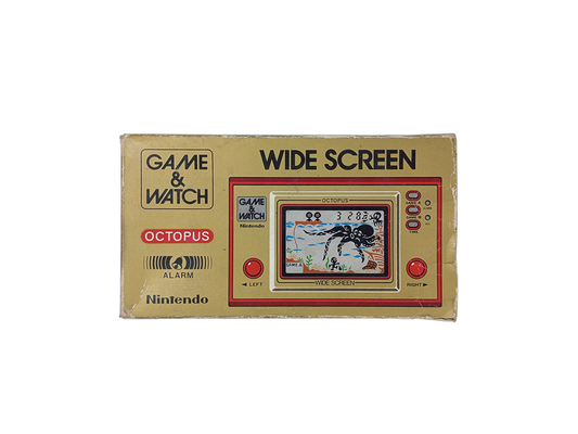 GW Nintendo Game & Watch OCTOPUS Box (OC-22) EMPTY BOX