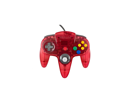 N64 Controller NUS-005 (RED Clear)