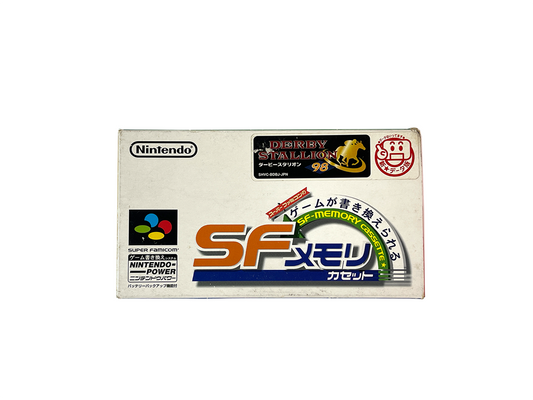 SFC Nintendo Power SF Memory "DERBY STALLION 98" (JPN Ver)