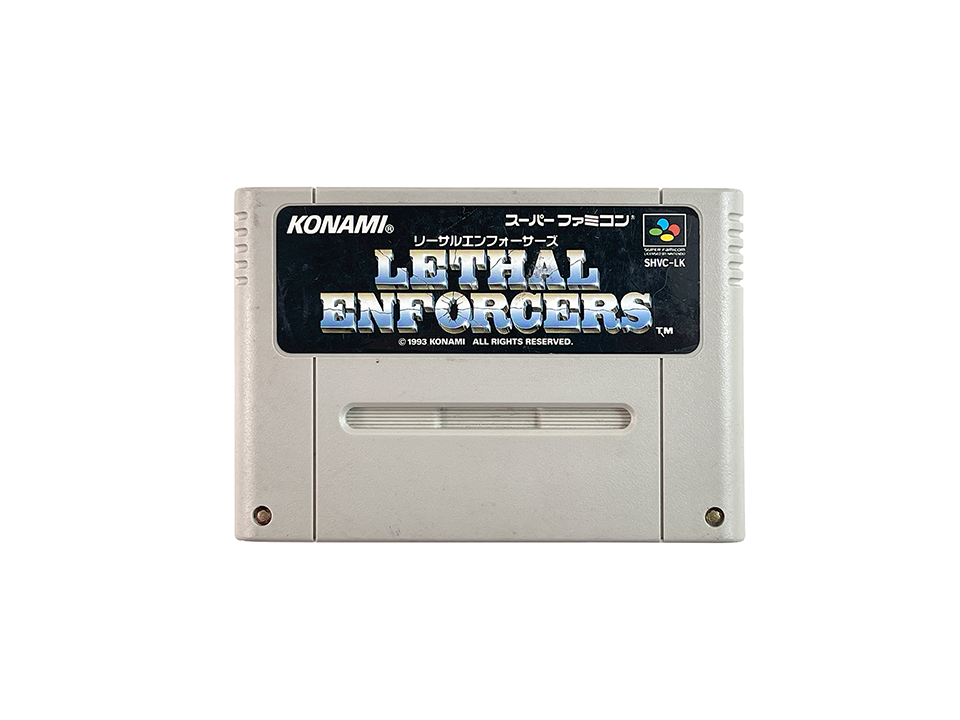 SFC Lethal Enforcers (JPN Ver, Loose Cartridge)