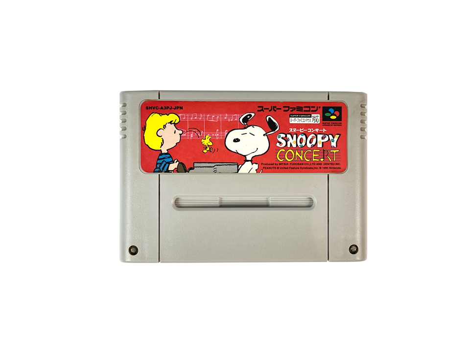 SFC Snoopy Concert (JPN Ver, Loose Cartridge)