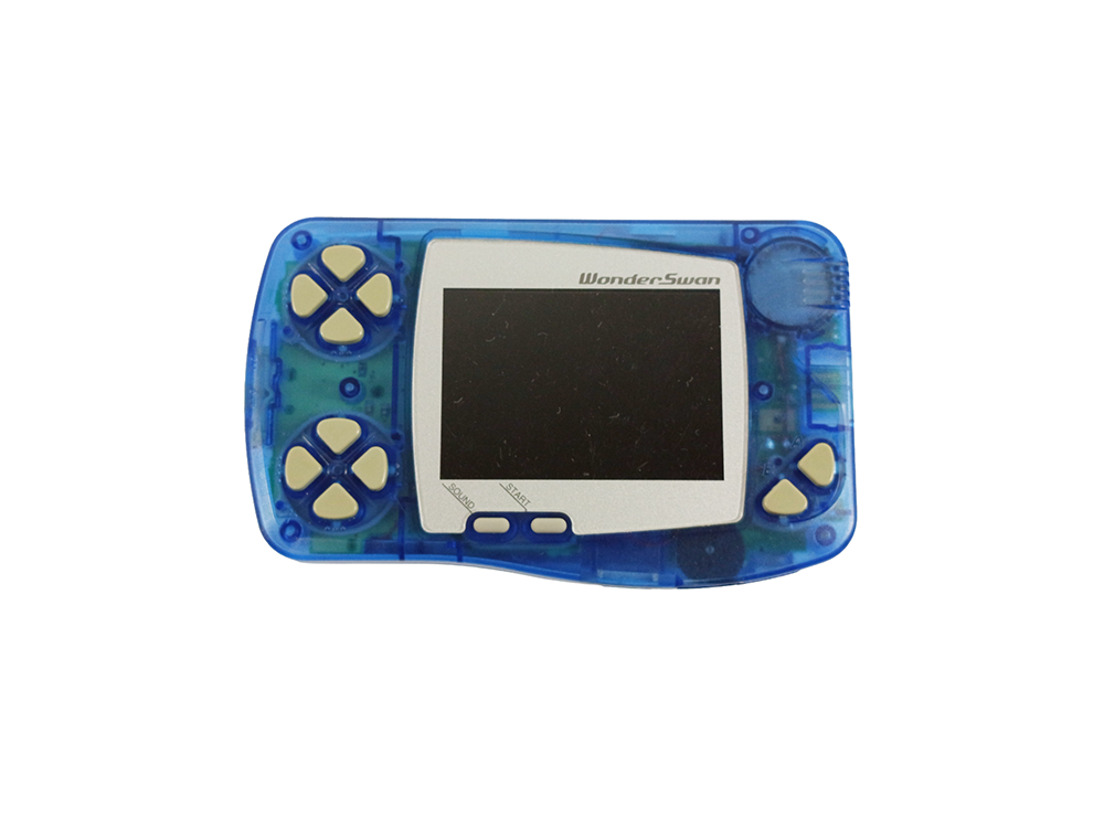 Bandai 1998 Wonder Swan B&W (IPS Screen) SW-001 (Clear Blue, System Only)