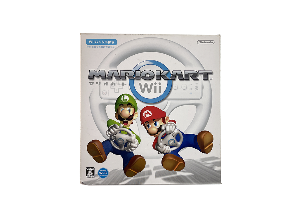 Nintendo Wii Mario Kart Wii W/ Wheel Package (JPN Ver)