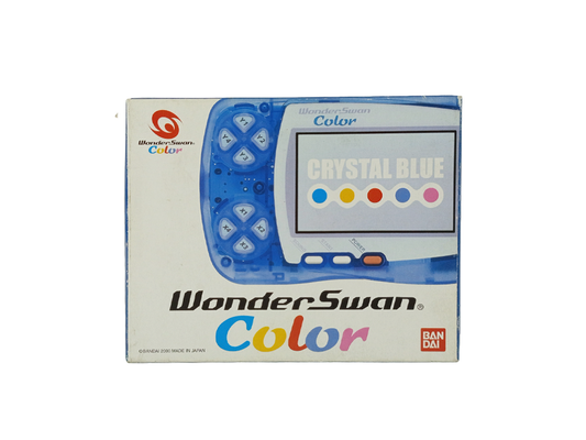 Bandai WonderSwan Color "Crystal Blue" (EMPTY BOX W/Paperwork)