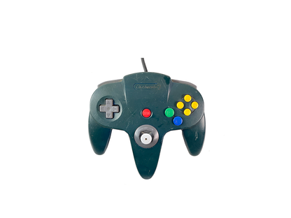 N64 Controller NUS-005 Dis-Colored BLUE (FOR PARTS)