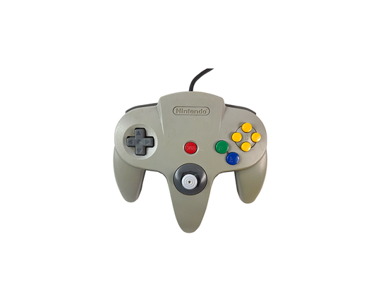 N64 Controller NUS-005 Dis-Colored GRAY (PARTS)