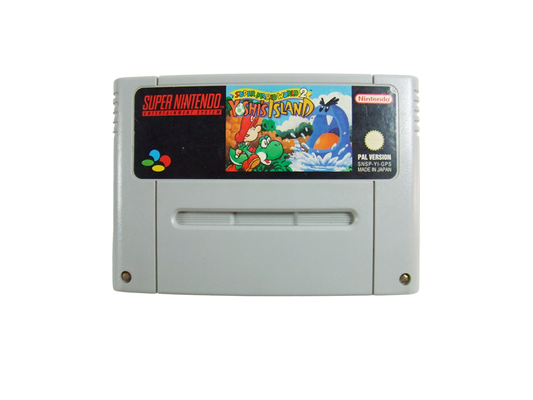 SNES SUPER MARIO WORLD 2 YOSHI'S ISLAND (PAL Ver, Loose Cartridge)