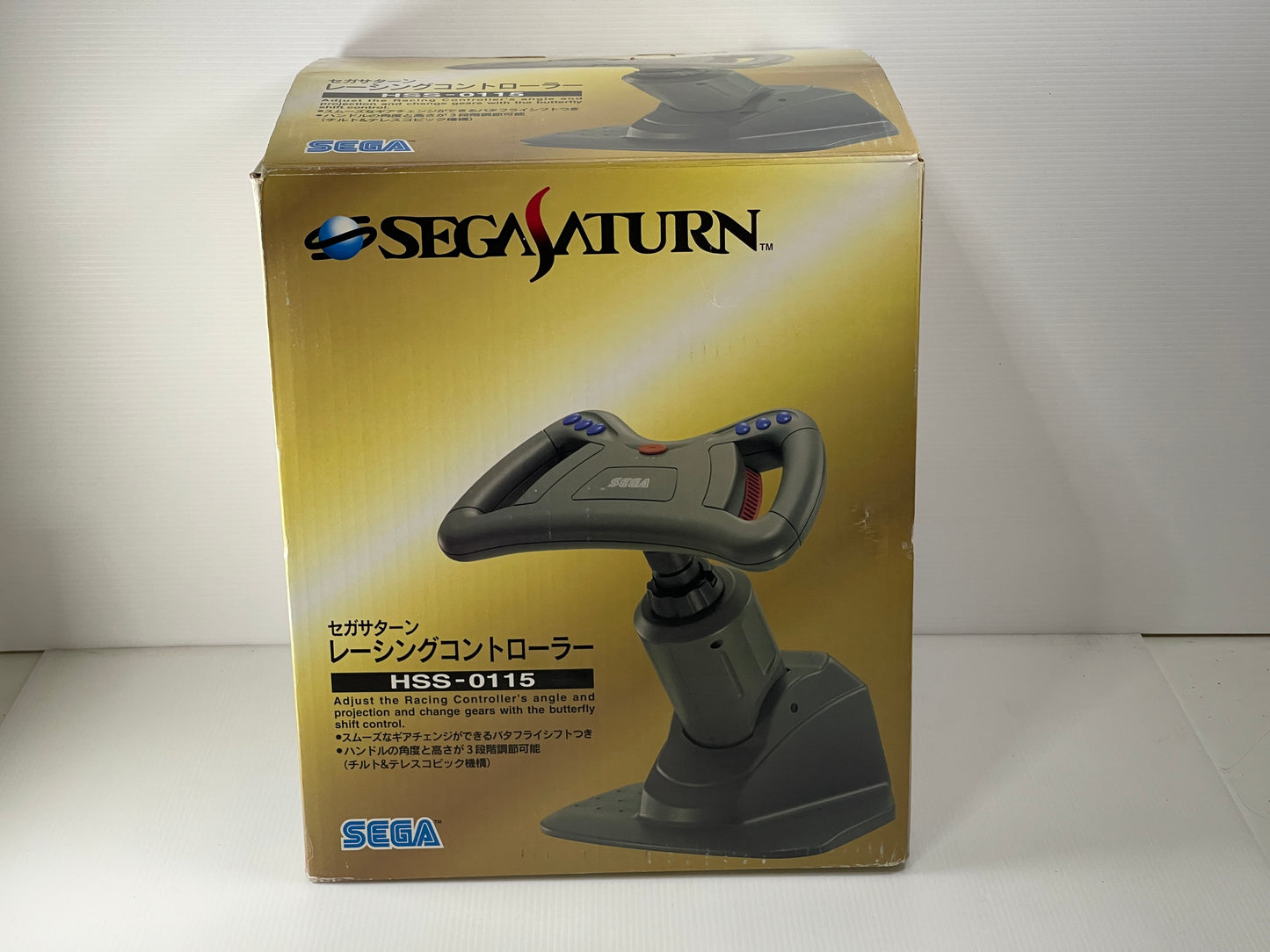 Sega Saturn Racing controller HSS-0115 w/box