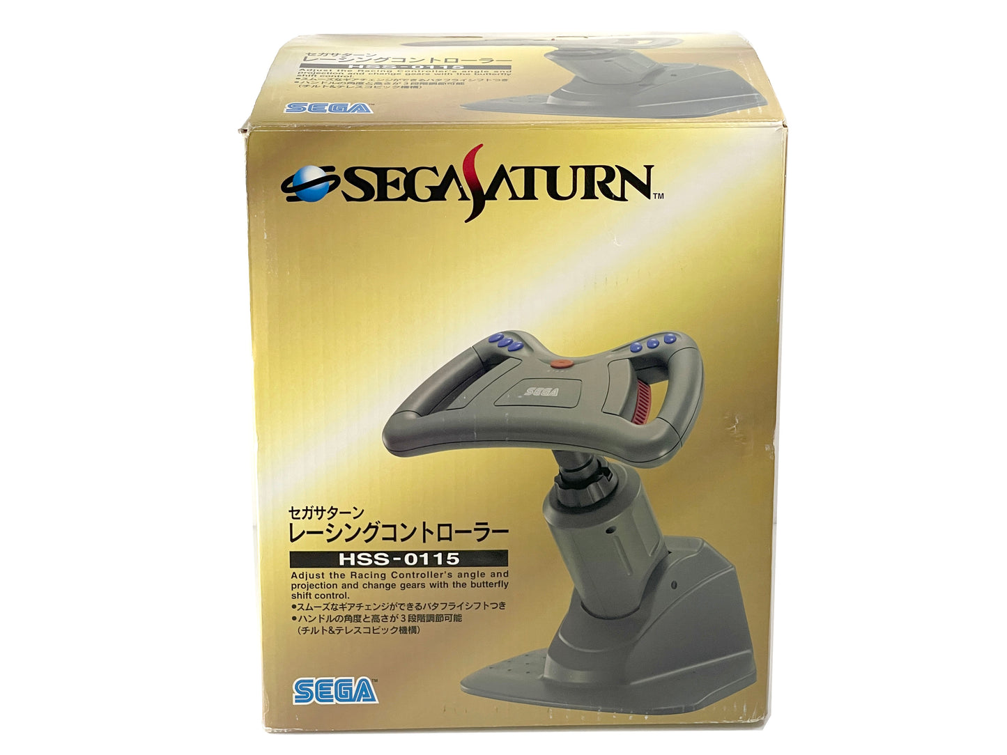 Sega Saturn Racing controller HSS-0115 w/box