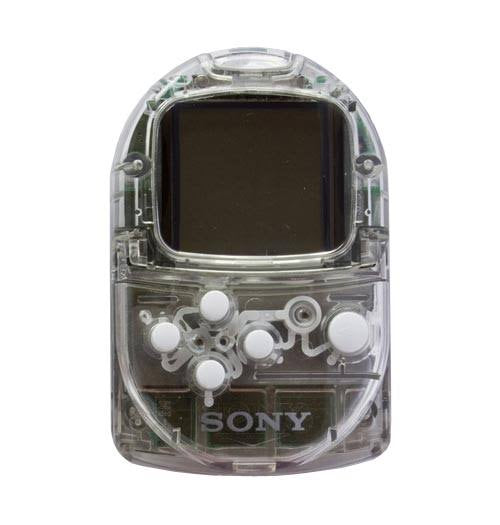 Sony PS1 1999 PocketStation Memory Card (Clear, JPN Ver)