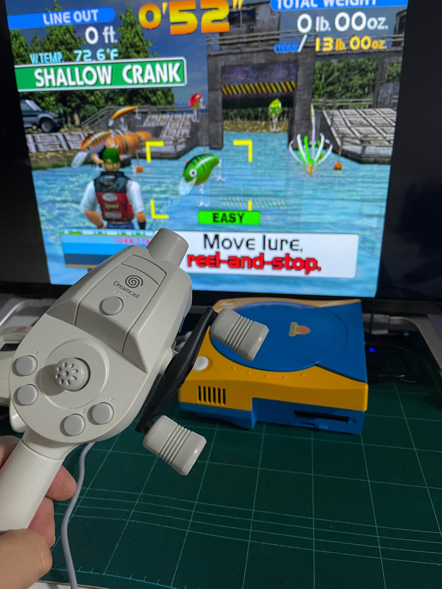 Sega DC Fishing Rod Controller HKT-8700 (JPN Ver)