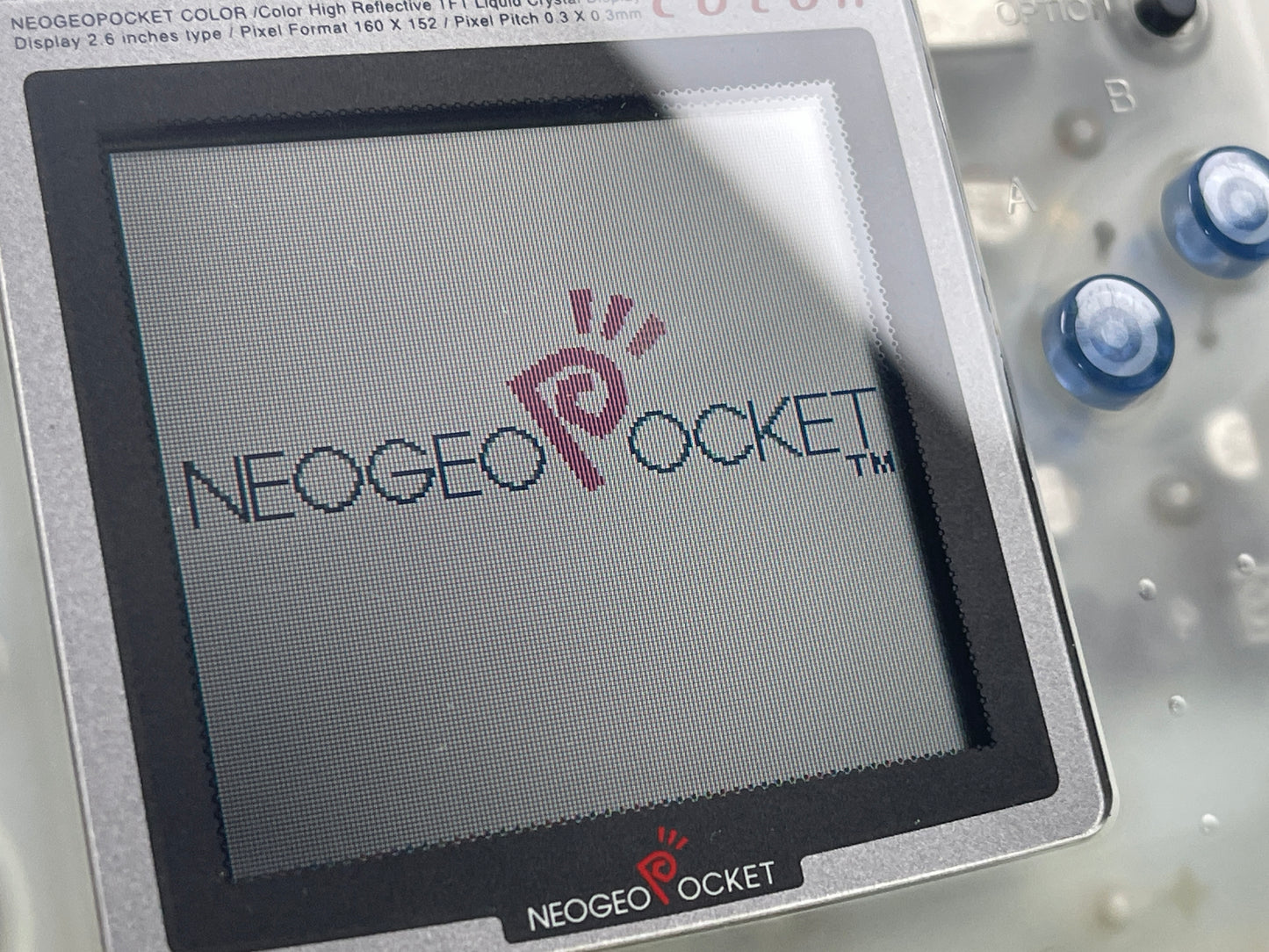 1999 SNK Neo Geo Pocket Color Handheld System (Clear)