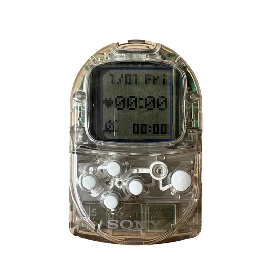 Sony PS1 1999 PocketStation Memory Card (Clear, JPN Ver)