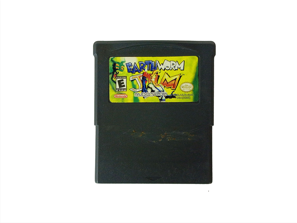 GBA EATHWORM JIM (Hong Kong Long Cart) (HK Ver, Loose Cartridge)