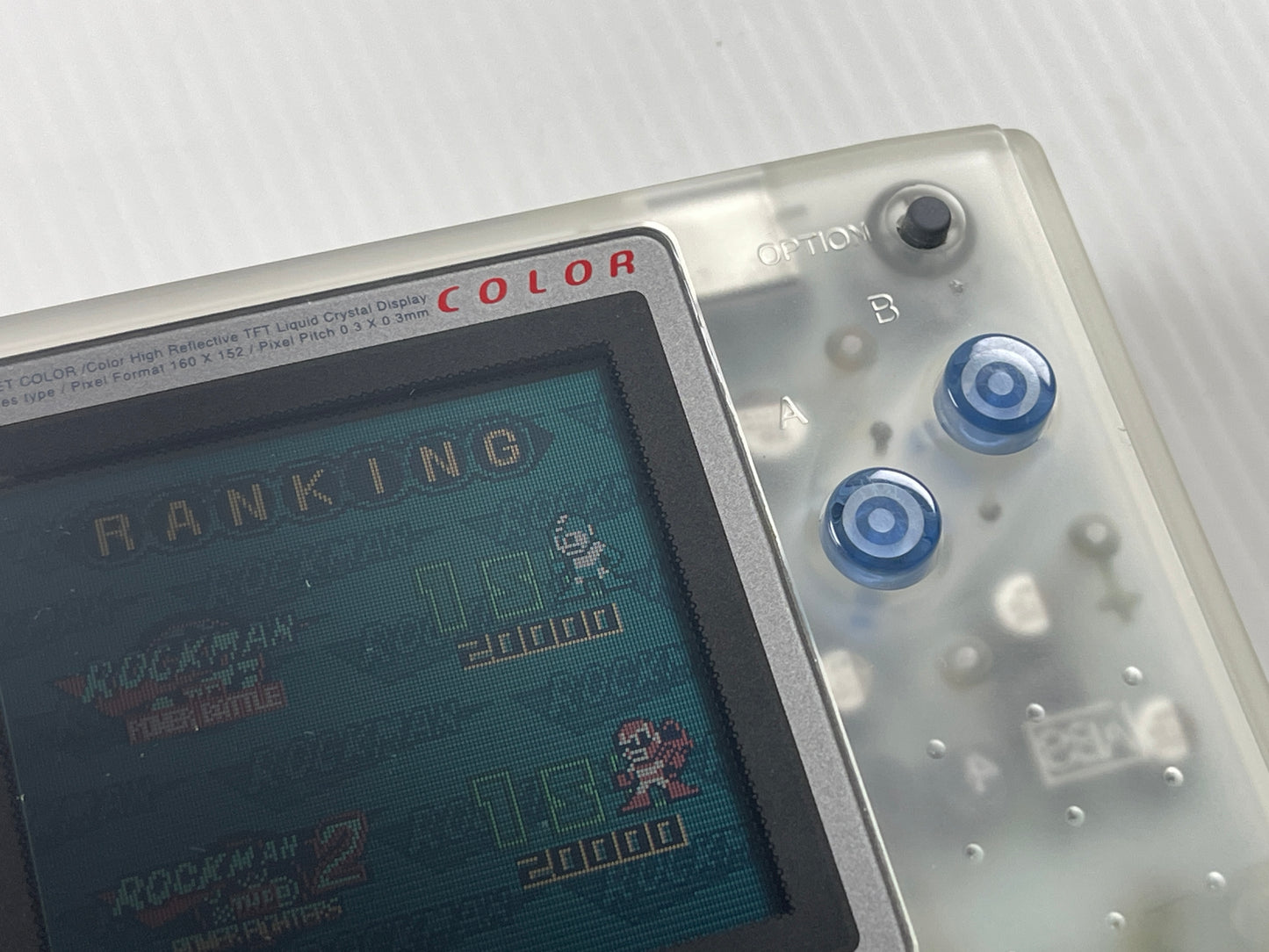 1999 SNK Neo Geo Pocket Color Handheld System (Clear)