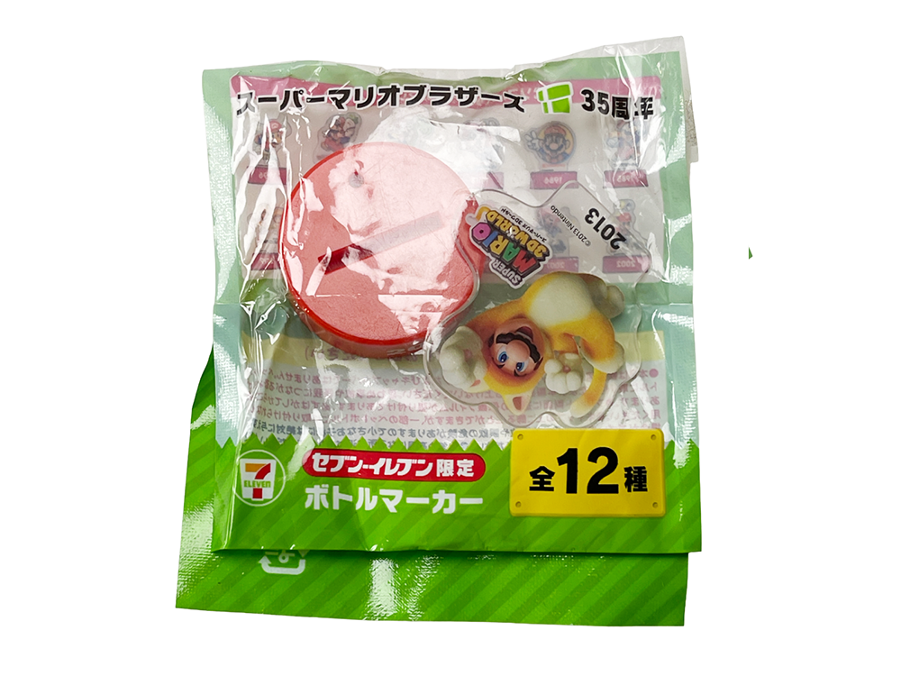 Nintendo x 7-Eleven Super Mario 35th Anniversary 2013 Super Mario 3D World Limited Bottle Cap