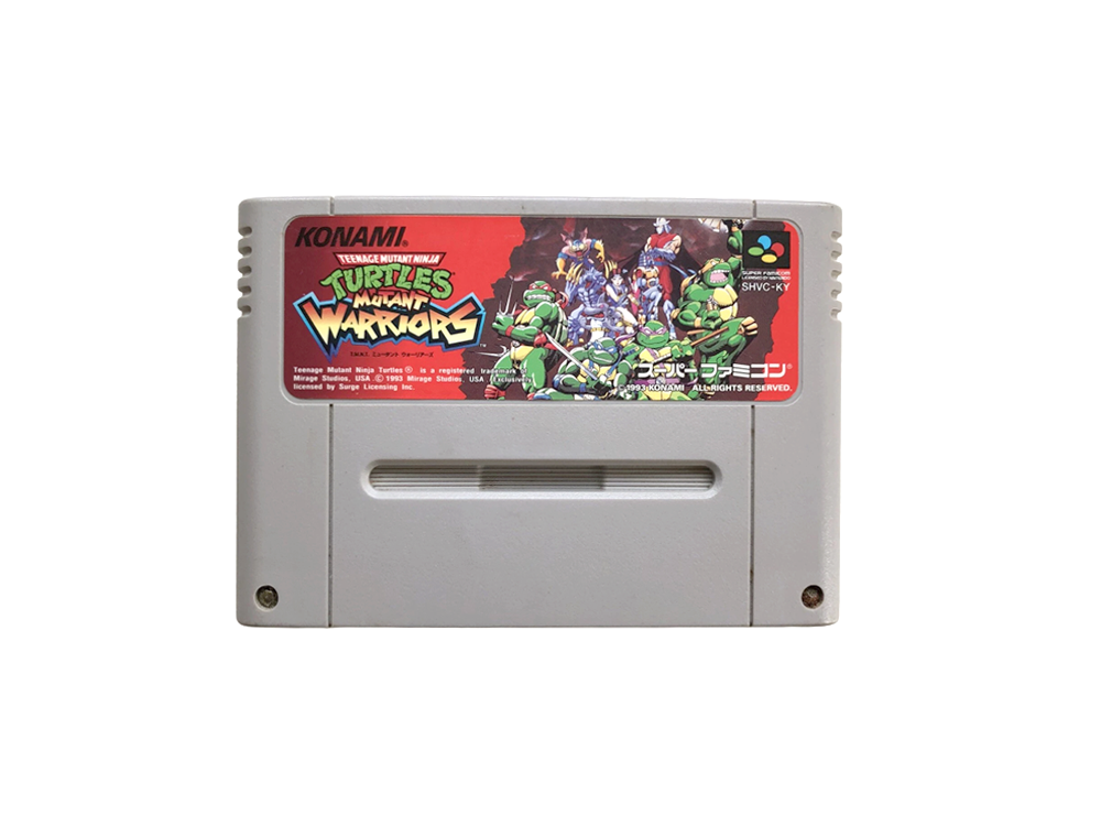 SFC Teenage Mutant Ninja Turtles: Mutant Warriors (JPN Ver, Loose Cartridge)