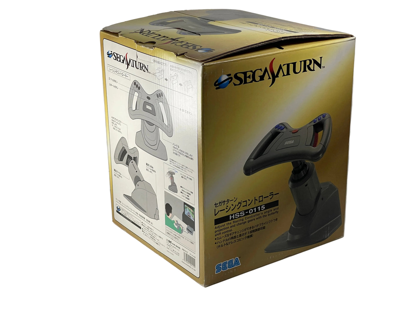 Sega Saturn Racing controller HSS-0115 w/box