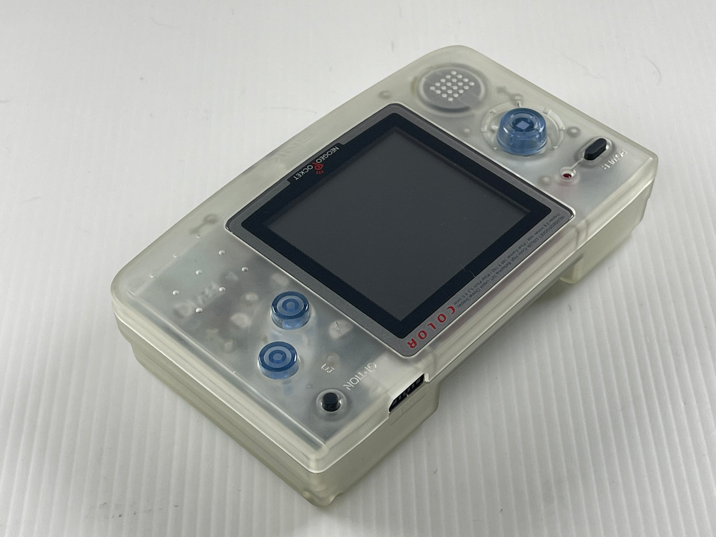 1999 SNK Neo Geo Pocket Color Handheld System (Clear)
