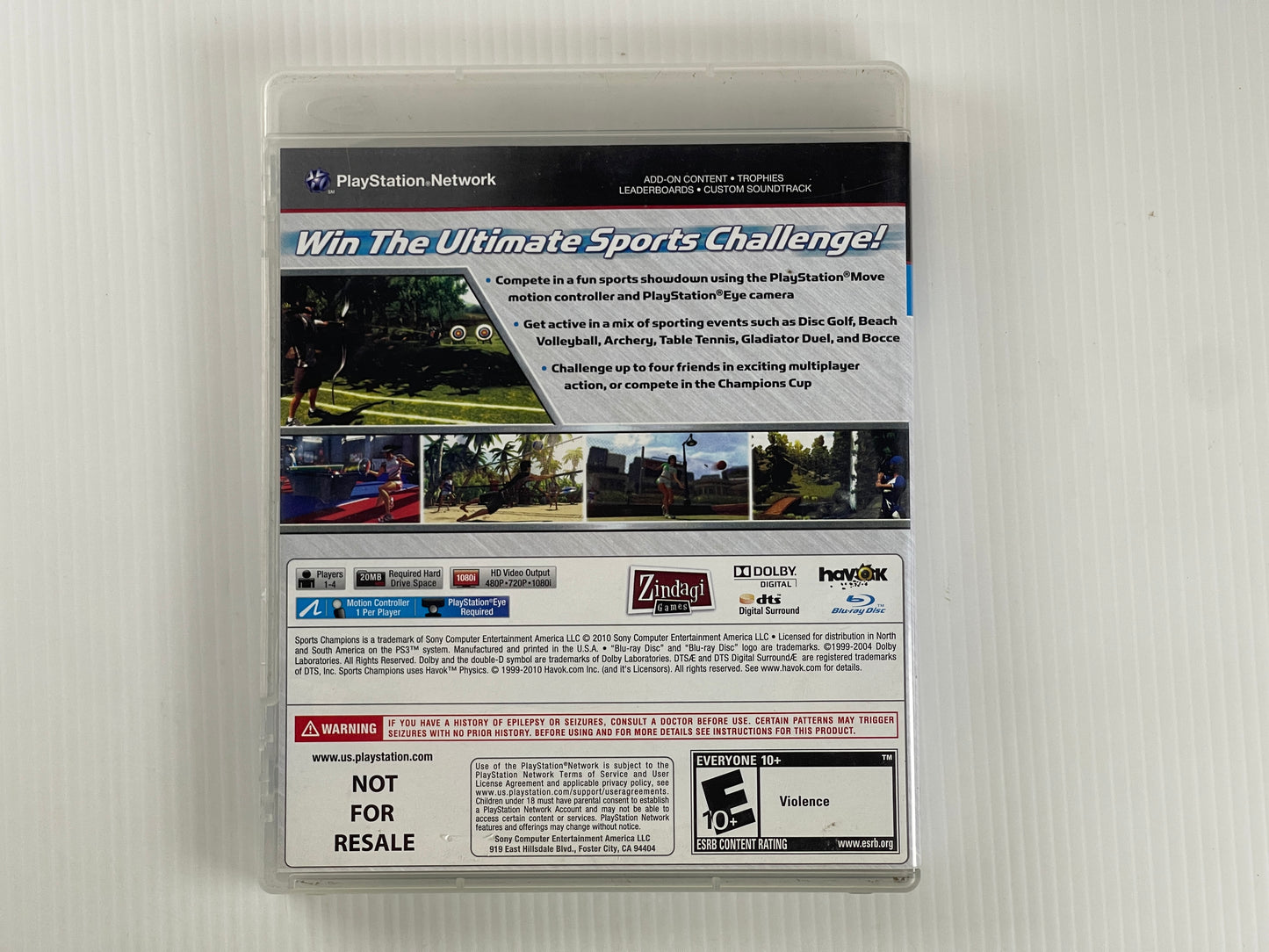 PS3 Move Sports Champions (US Ver)