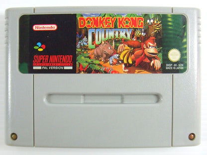SNES DONKEY KONG COUNTRY (PAL Ver, Loose Cartridge)