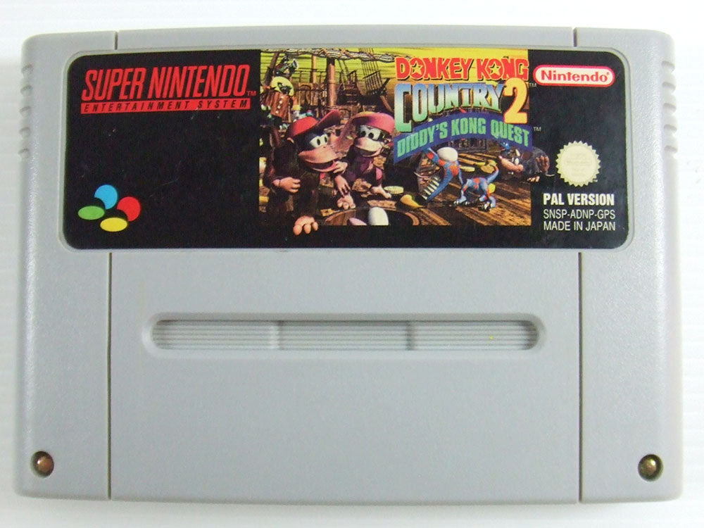 SNES DONKEY KONG COUNTRY 2 Diddy's Kong Quest(PAL Ver, Loose Cartridge)