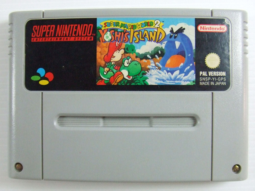SNES SUPER MARIO WORLD 2 YOSHI'S ISLAND (PAL Ver, Loose Cartridge)