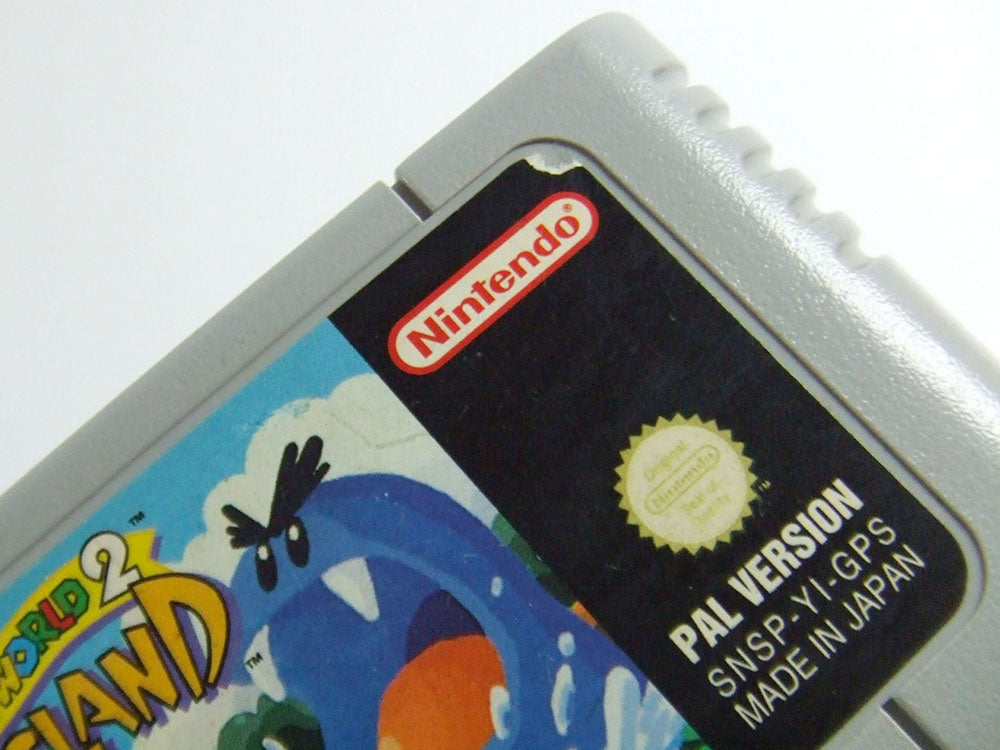 SNES SUPER MARIO WORLD 2 YOSHI'S ISLAND (PAL Ver, Loose Cartridge)