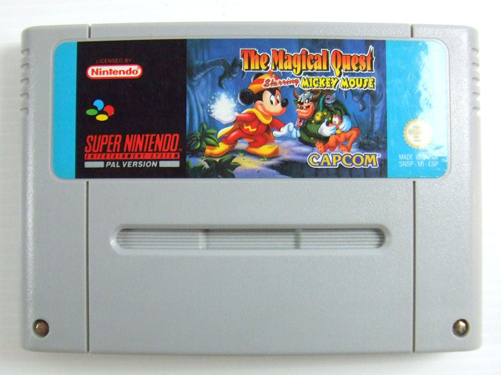 SNES THE MAGICAL QUEST STARRING MICKEY MOUSE (PAL Ver, Loose Cartridge)