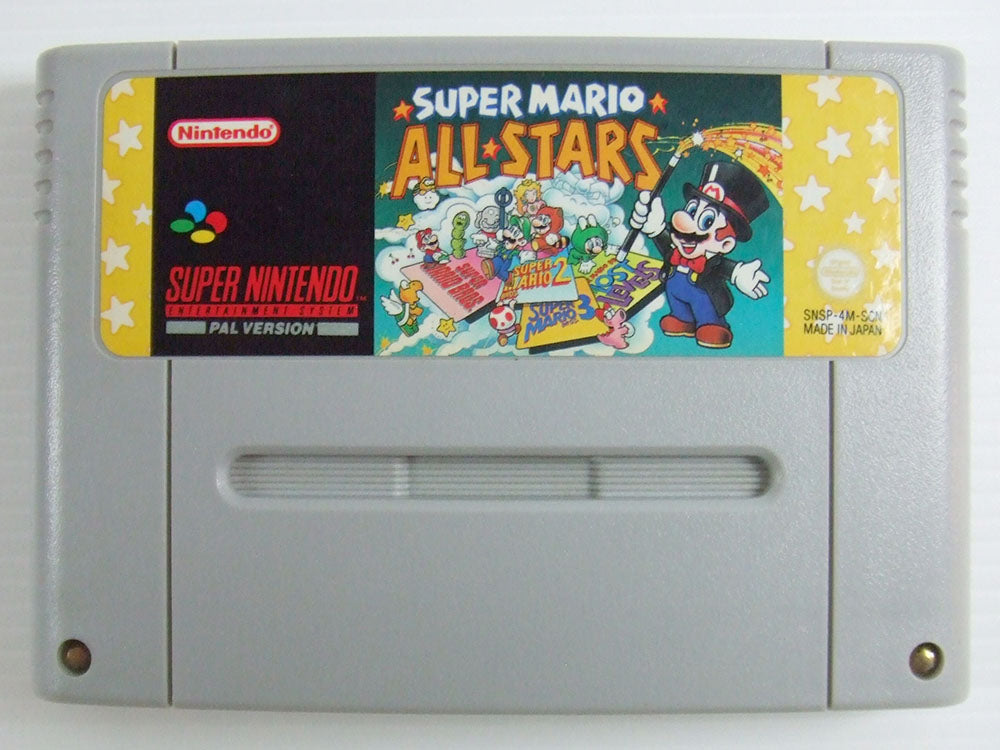 SNES SUPER MARIO ALL STARS (PAL Ver, Loose Cartridge)