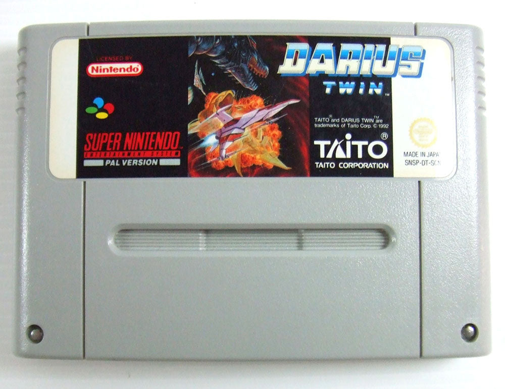SNES DARIUS TWIN (PAL Ver, Loose Cartridge)
