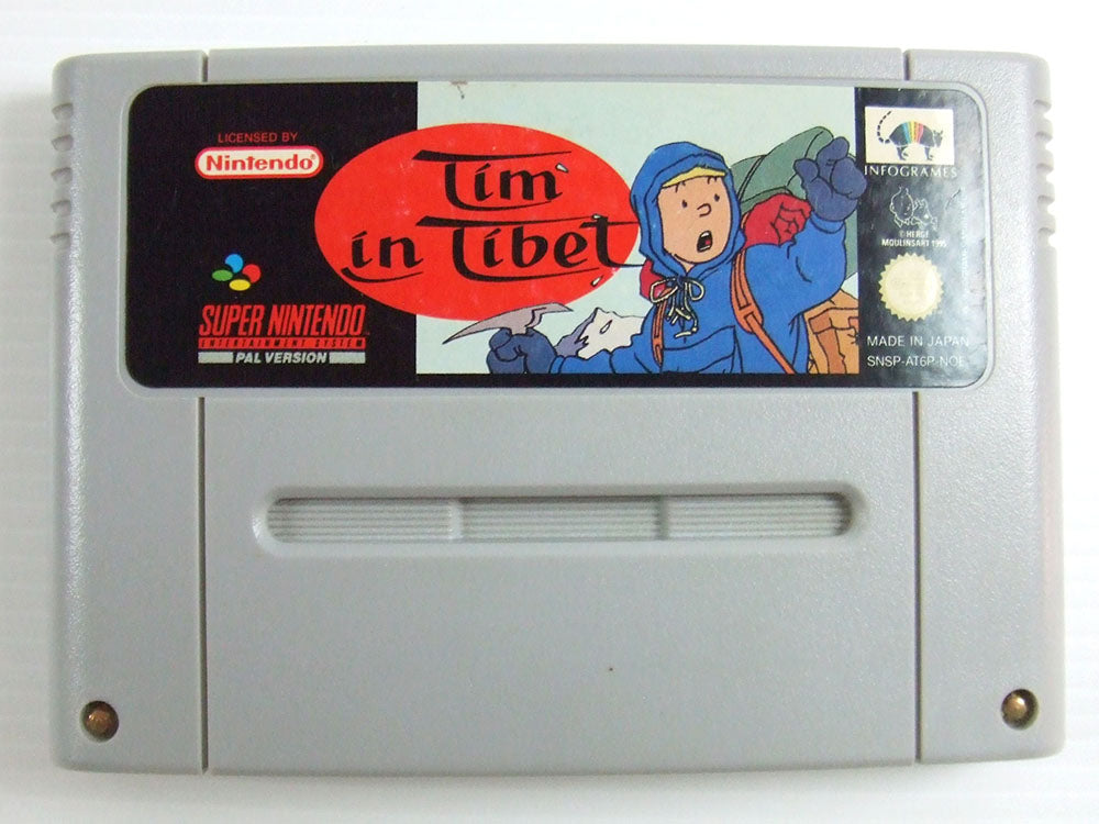 SNES Tintin in Tibet (PAL Ver, Loose Cartridge)